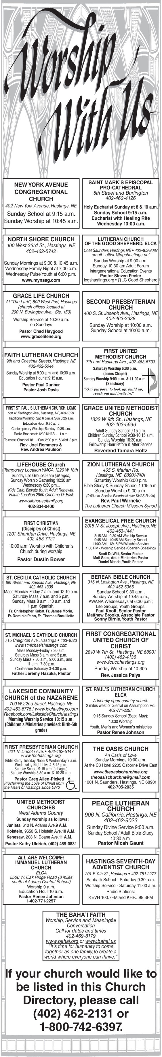 Worship with Us